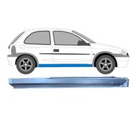 Sottoporta Lamiera Completo per Opel Corsa B 1993-2001 / Destra