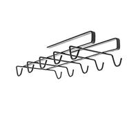 Metaltex Porta Tazze, Filo Ferro, Nero, 14x28x6 cm