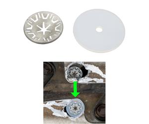 Sottoscocca Blechscheibe + Kunststoffscheibe Rep.Universale - 20-tlg Set You.S