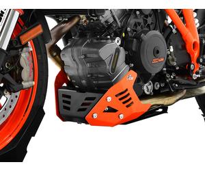 Sottoscocca ZIEGER Compatibile Con KTM 1290 Super Duke R Nero / Arancione