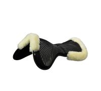 Sottosella anatomico in memory foam con riporti in gel e bordo in lana ecologica
