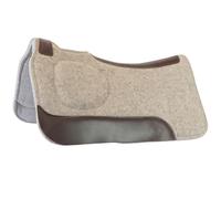 Sottosella Feltro Silver Horse Inserti Cuoio, Morbido e Resistente, Indispensabile per Proteggere Il Cavallo da Traumi e Shock Eccessivi
