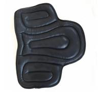 Sottosella for equitazione Morbido Equipaggiamento for sella equestre Completo PU Western Indolore Per L'equitazione Ricreativa(Black)