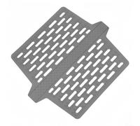 Sottosella in silicone resistente al calore per lavello da cucina con design di drenaggio cavo e struttura antiscivolo per protezione doppio lavello