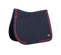 Sottosella inglese con passanti con chiusura in velcro e bordo con cordoncino mo