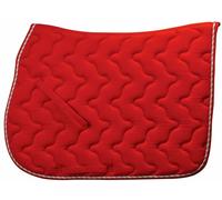 Sottosella inglese cotone sagomato con passamaneria Derby per cavallo