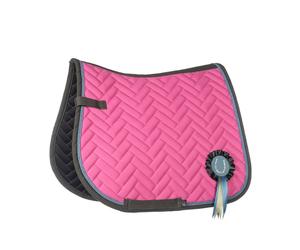 Sottosella inglese per pony modello Nele con decoro coccarda staccabile Hkm Spor