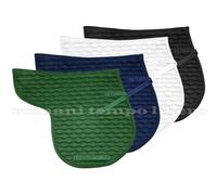 Sottosella inglese sagomato in cotone imbottito trapuntato shaped saddle pad
