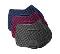 Sottosella rettangolare sagomato al garrese trapuntato con fodera a nido d’ape T