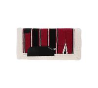 Sottosella western imbottito con tessuto navajo e pelliccetta in lana