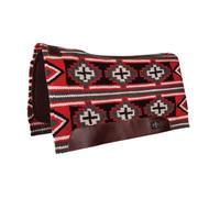 Sottosella western in feltro 1"" pressato a vapore con inserti in pelle Professi