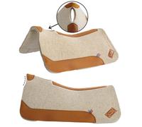 Sottosella Western in feltro di lana con inserti in pelle Pools