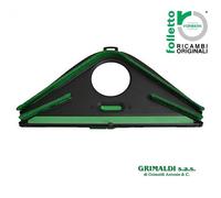 SOTTOSPAZZOLA PIASTRA CON SETOLE HD7S PER VORWERK FOLLETTO VK7 02054 ORIGINALE