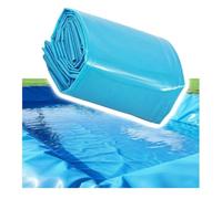 Sottostrato for laghetto Preformato Addensato Blu in HDPE, Rivestimento for laghetto in PVC for stagni di Koi, corsi d'Acqua, fontane, Giardini Acquatici(2x25m/6.6x82')