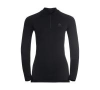 ODLO Turtle Neck Lf 1/2 Zip Performance Warm - Donna - Nero - Taglia L- modello 2024