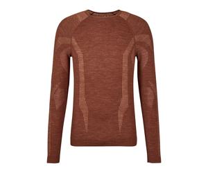 Sottosudore a maniche lunghe girocollo Falke Wool-Tech Marron S