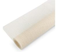 Sottotappeto 65 x 95 cm Multiuso Tagliabile Lavabile Sottotappeto Antiscivolo Tappetino/Rete per Tappeti per Casa Ufficio Automobili Cucina Bagno, bianco