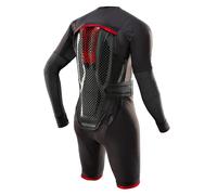 Sottotuta Alpinestars Tech Air 10 Airbag Race System Nero Rosso Brillante XS