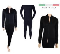 SOTTOTUTA MOTO INTEGRALE TERMICO 4 STAGIONI TUTA MUTA PILE NERO DOPPIA CERNIERA