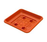 SOTTOVASO QUADRO LAURUS ICS - PP TERRACOTTA X VASO CM 30X30- 6 pezzi