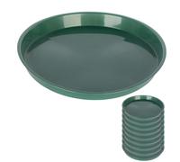 Sottovasi per Piante Rotondi Multiuso, Confezione da 10 vassoi raccogligocce in plastica Versatili vasi di Tutte Le Dimensioni Ideali Il Giardino la Serra Balcone e Cura delle Verde ID:16.7cm(6.6")