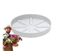 Sottovasi per vasi da fiori, vassoi per gocciolare l'acqua delle piante per vasi - Robusti vassoi raccogligocce per piante in PP - Design efficiente e drenante Sottovasi per piante stabili Accessori p