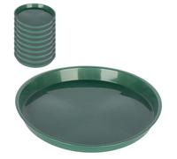 Sottovasi Rotondi in plastica per vasi Confezione da 10 vassoi raccogligocce per Raccolta Acqua Piante in Vaso da Interni ed Esterni Fiori e Piante d'appartamento proteggono Le Verde ID:16.7cm(6.6")