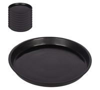 Sottovasi Rotondi in plastica per vasi Confezione da 10 vassoi raccogligocce per Raccolta Acqua Piante in Vaso da Interni ed Esterni Fiori e Piante d'appartamento proteggono Le s Nero ID:16.7cm(6.6")