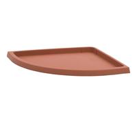 Sottovaso angolare 30 cm in plastica