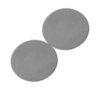Sottovaso Assorbente per Piante 18x18x1cm in Diatomite 2 Pezzi | Base Antiscivolo, Uso Versatile come Sottobicchiere o Tovaglietta, per Cucina e Bagno, senza Odori