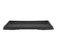 Sottovaso Cinese rettangolare in plastica nera per bonsai 37x28x2 cm - PL45S