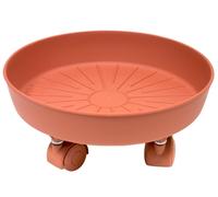 Sottovaso Cotto Con Ruote Cm 48 1661 Marrone Euro 3 Plast