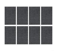 Sottovaso in feltro progettato per il dimensionamento manuale e la distribuzione costante dell'umidità alle piante in varie posizioni (8 pezzi da 33 x 20 cm)