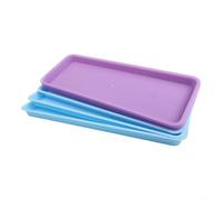 Sottovaso in plastica, confezione da 6, lunghezza 45 cm, per vasi | Set da 6 pezzi, dimensioni 45 x 16,5 cm, adatto per vasi grandi, previene le macchie sul pavimento, plastica PP