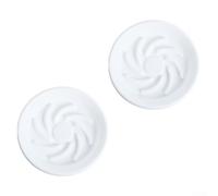 Sottovaso in resina robusta, confezione da 2 pezzi, resistente alle crepe | Resina robusta resistente alle crepe, materiale resistente allo sbiadimento, resiste ai cambiamenti climatici, costruzione