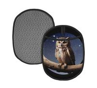 Sottovaso in silicone con gufo sotto la luna, per tavolo da cucina/picnic all'aperto/hot pot essenziale (1-2 pezzi opzionali)