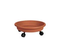 Sottovaso Naxos con ruote 36 cm Terra di Siena