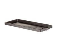 SOTTOVASO PER FIORIERA RETTANGOLARE cm 75 x 33,5 x 4,5 - antracite