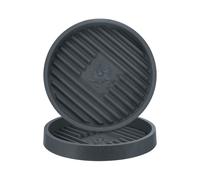 Sottovaso per piante da 2pz sottovaso per vasi da fiori da 7,9" [cemento cenere]