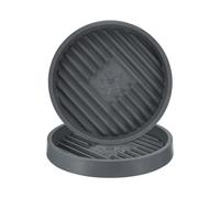 Sottovaso per piante da 2pz sottovaso per vasi da fiori da 8,7" [cemento cenere]