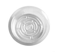 Sottovaso per piante in plastica trasparente resistente, per vasi e piante da interno, supporta un corretto drenaggio e riduce il rischio di marciume radicale (15,2 cm, 10 pezzi)