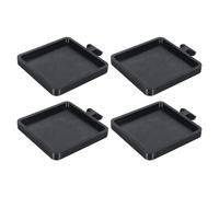 Sottovaso Per Piante - Supporto Moderno Da Parete Da 4 Pezzi, Fioriera Sospesa In Vaso, Mensola A Pannello Senza Trapano, Espositore Per Vassoi Per Vasi Da Fiori Sh0-elf | Per La Casa Soggiorno Camera