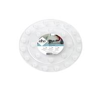 Sottovaso proteggi pavimenti in plastica trasparente Ø 21 cm Trasparente