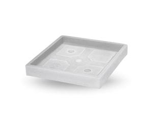 Sottovaso Quadrato 50 cm Terra di Siena