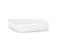 Sottovaso Quadrato Cleo 27 cm Bianco