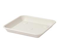 Sottovaso quadro Omnia 30 cm bianco pietra Bianco pietra