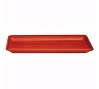 Sottovaso Rettangolare Giglio Maxi 431 Colore Terracotta Cm. 60X32