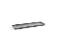 SOTTOVASO RETTANGOLARE GRIGIO 55CM ECOPOTS
