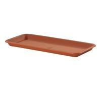 Sottovaso rettangolare Omnia 85x30 cm terracotta Terra-cotta