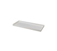 Sottovaso Rettangolare per Vaso a Cassettone Schio Tera Cassa Chalk 60x24,5 cm